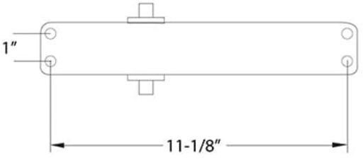 Door Closer 11-1/8" x 1"