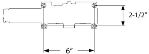 Door Closer 6" x 2-1/2"