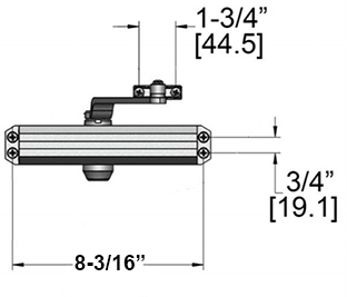 8-3/16" x 3/4"