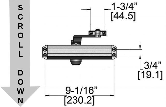 PDQ 3100 Door Closer