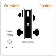 Schlage L9456 LV9456 Corridor Mortise Lock