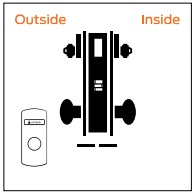 Schlage L9457 LV9457 Classroom Security Mortise Lock with Deadbolt