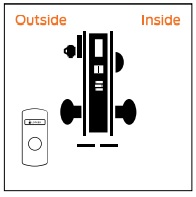 Schlage L9480 Storeroom Lock with Deadbolt
