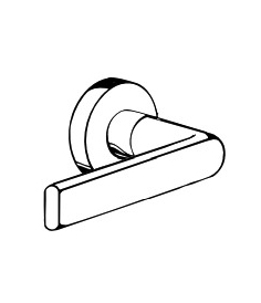 Schlage Standard Lever on Rose