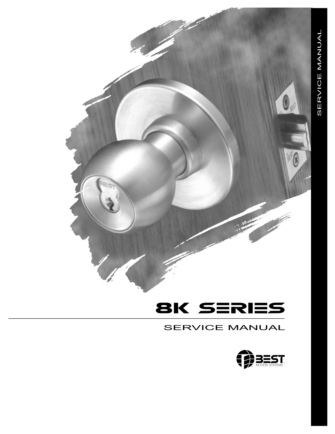 First page of BEST Mechanical Locks 8K Series Service Manual