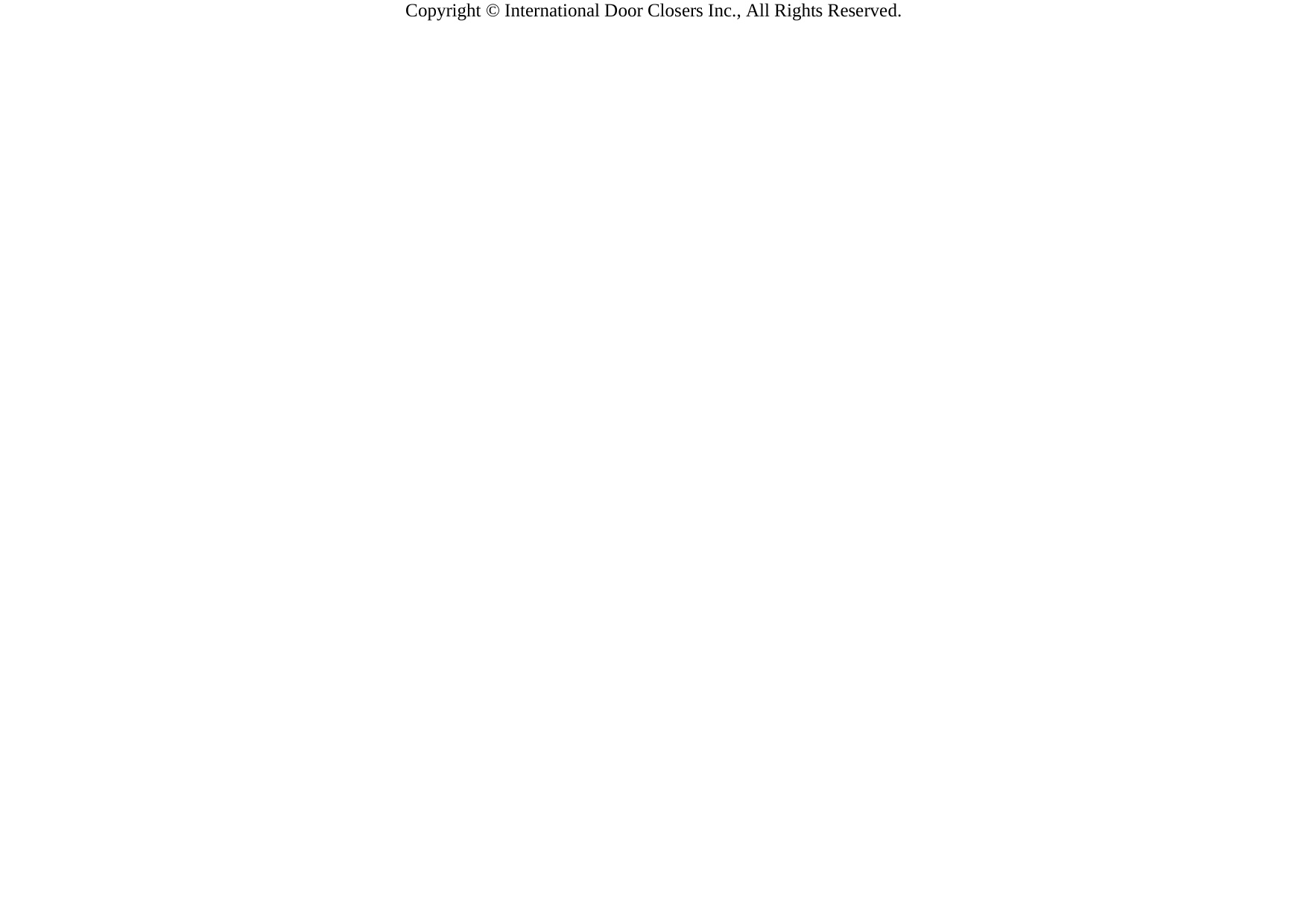 Concealed, Surface Holders & Stops Cross Reference Chart diagram on page 3