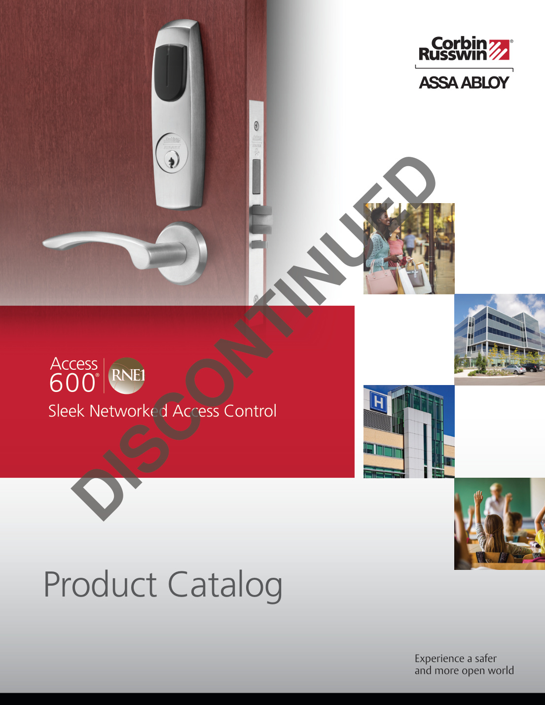 First page of Corbin Russwin Access 600 RNE1 Series Electronic Access Control Catalog_45023