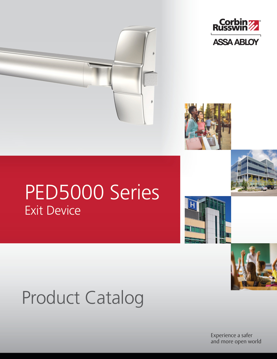 First page of Corbin Russwin PED5000 Series Exit Device Catalog_45695