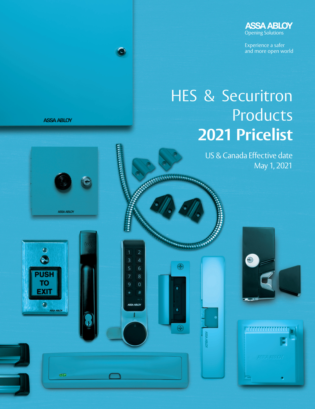 First page of HES Price Book