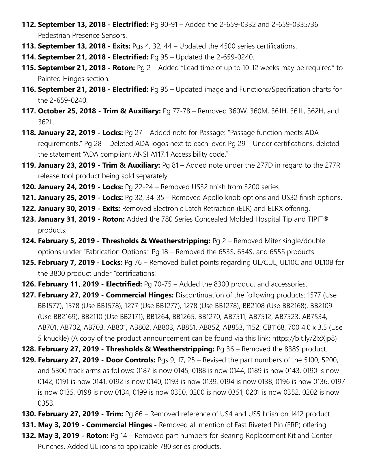 Hager 2016 Catalog Revisions Catalog diagram on page 6