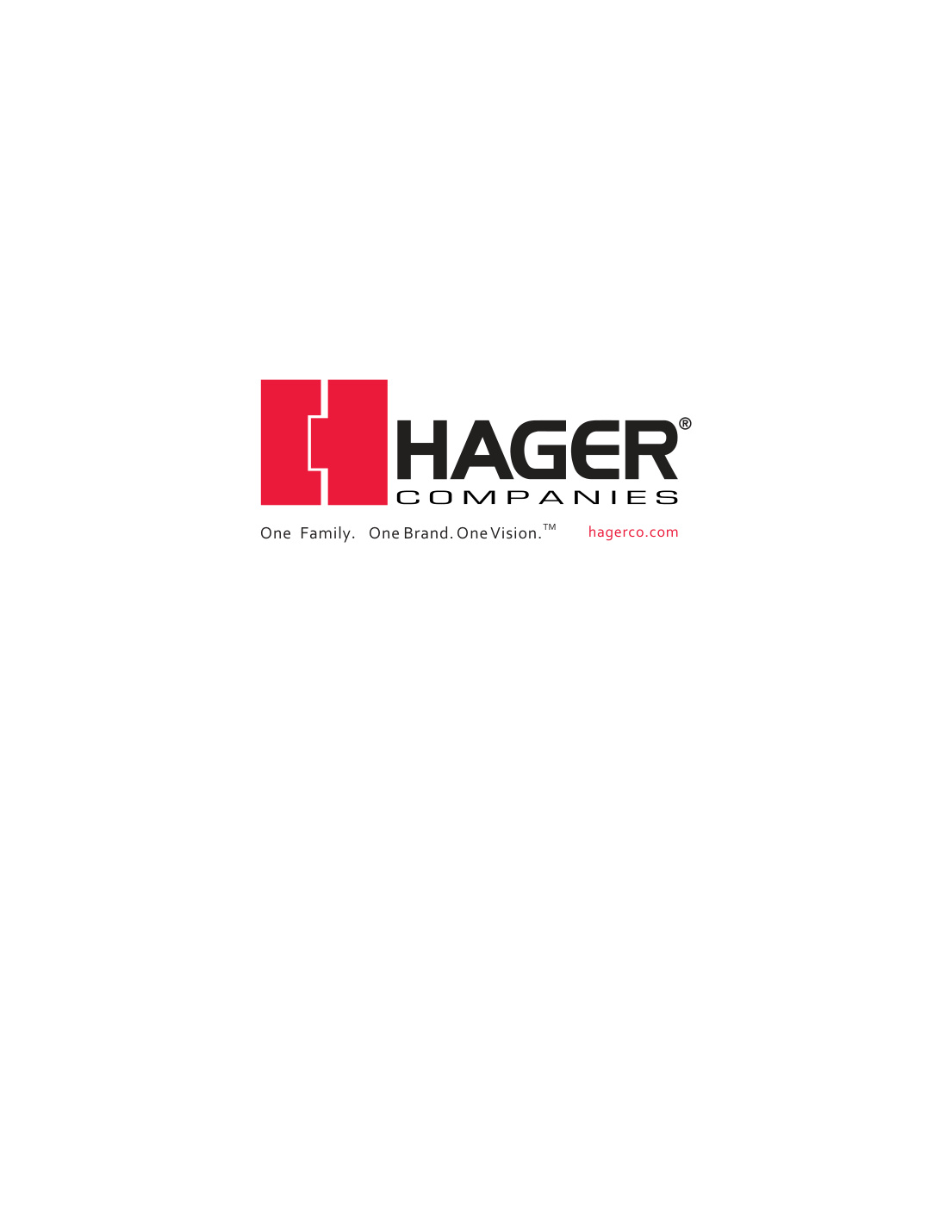 First page of Hager International Chinese Condensed Catalog
