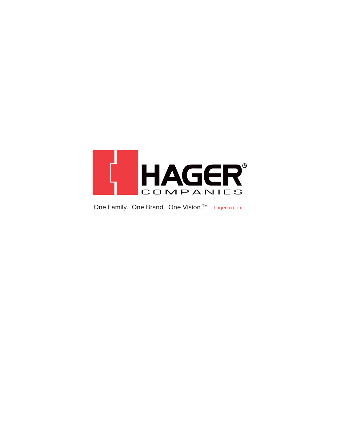 First page of Hager International Condensed Catalog French