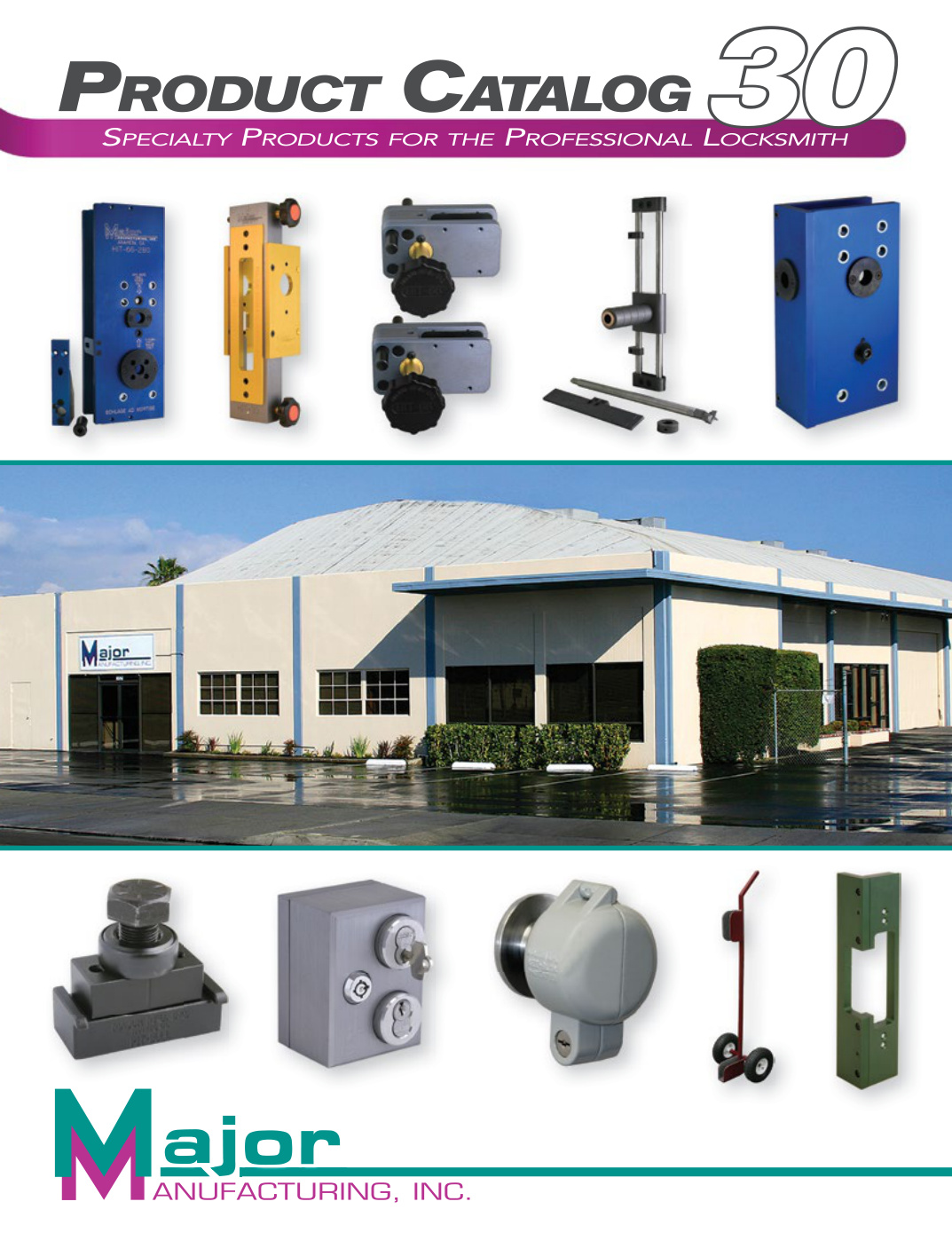 First page of Major Locksmith Door Catalog