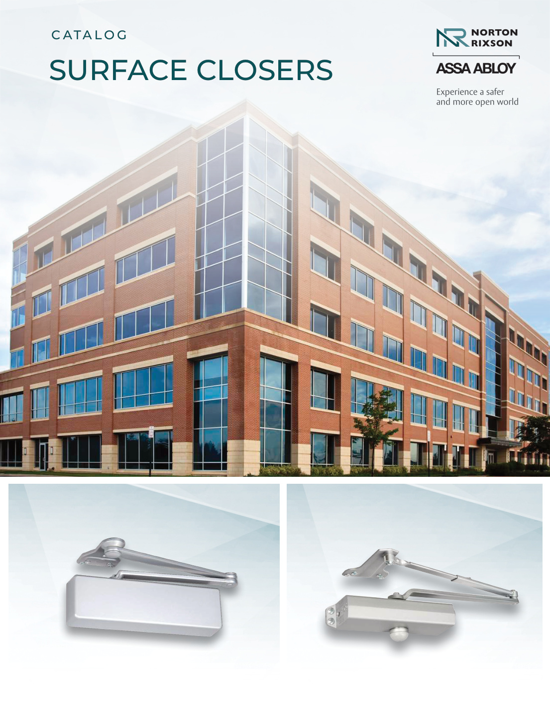 First page of Norton Rixson Surface Closers Catalog_43506