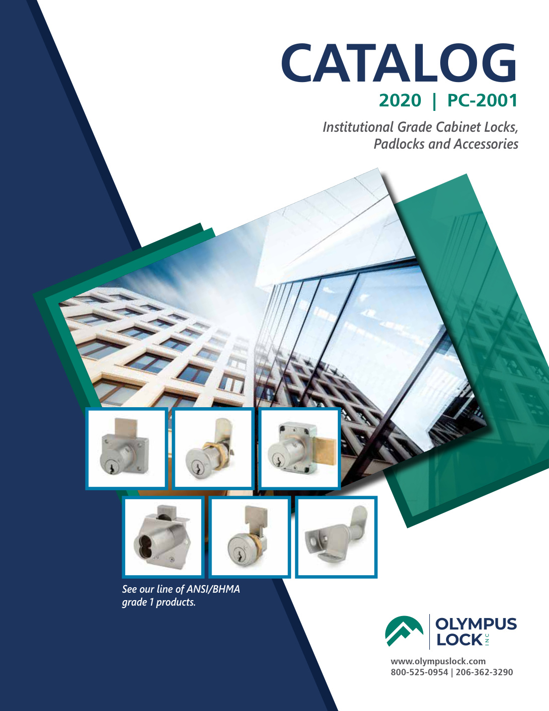 First page of Olympus Lock New 2020 Edition – Full Line Catalog