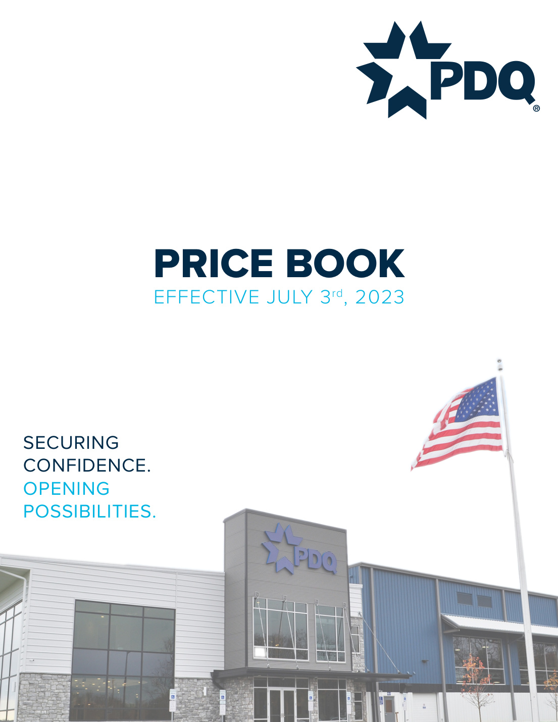 First page of PDQ-PriceList-2023