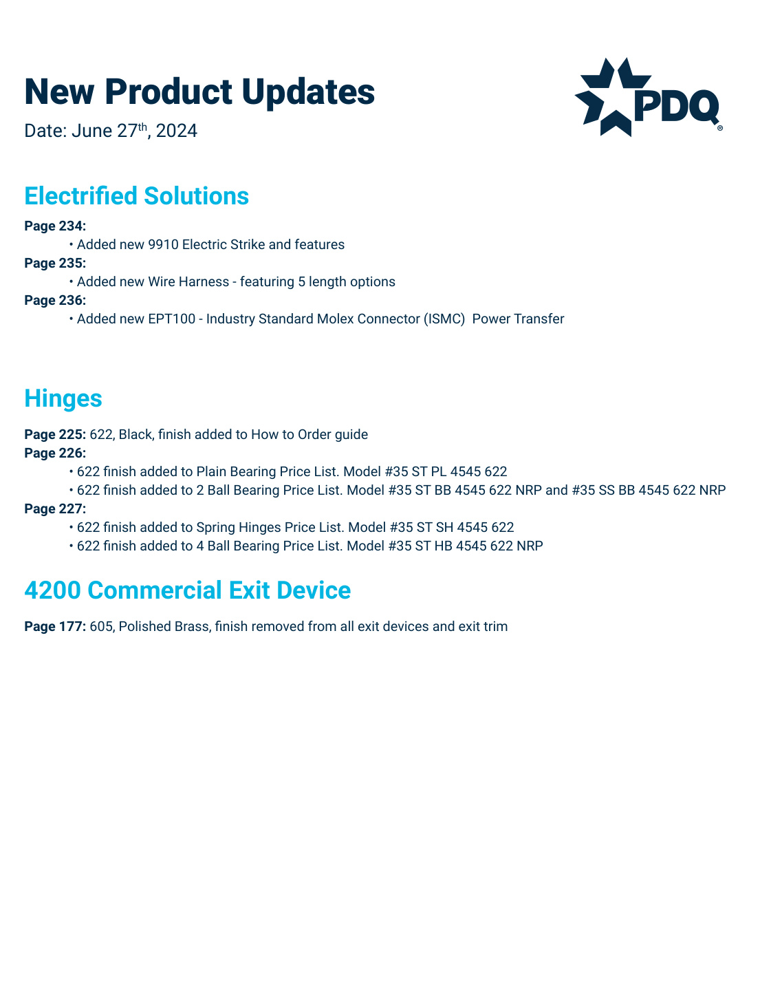 First page of PDQ-PriceList