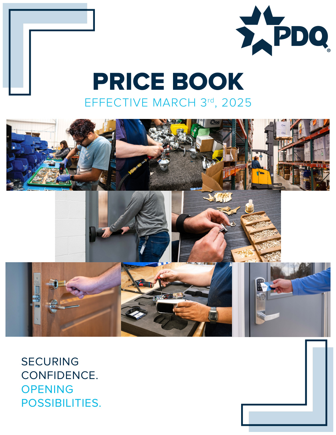 First page of PDQ_2025_Price_Book