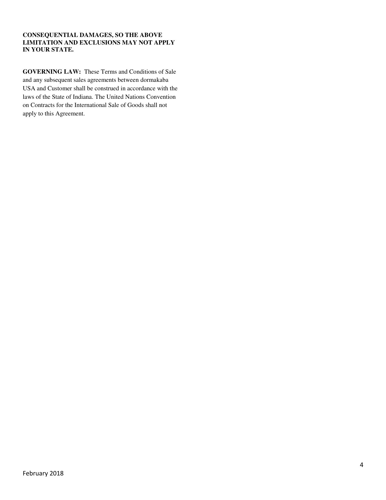 Phi Terms and Conditions of Sale diagram on page 4