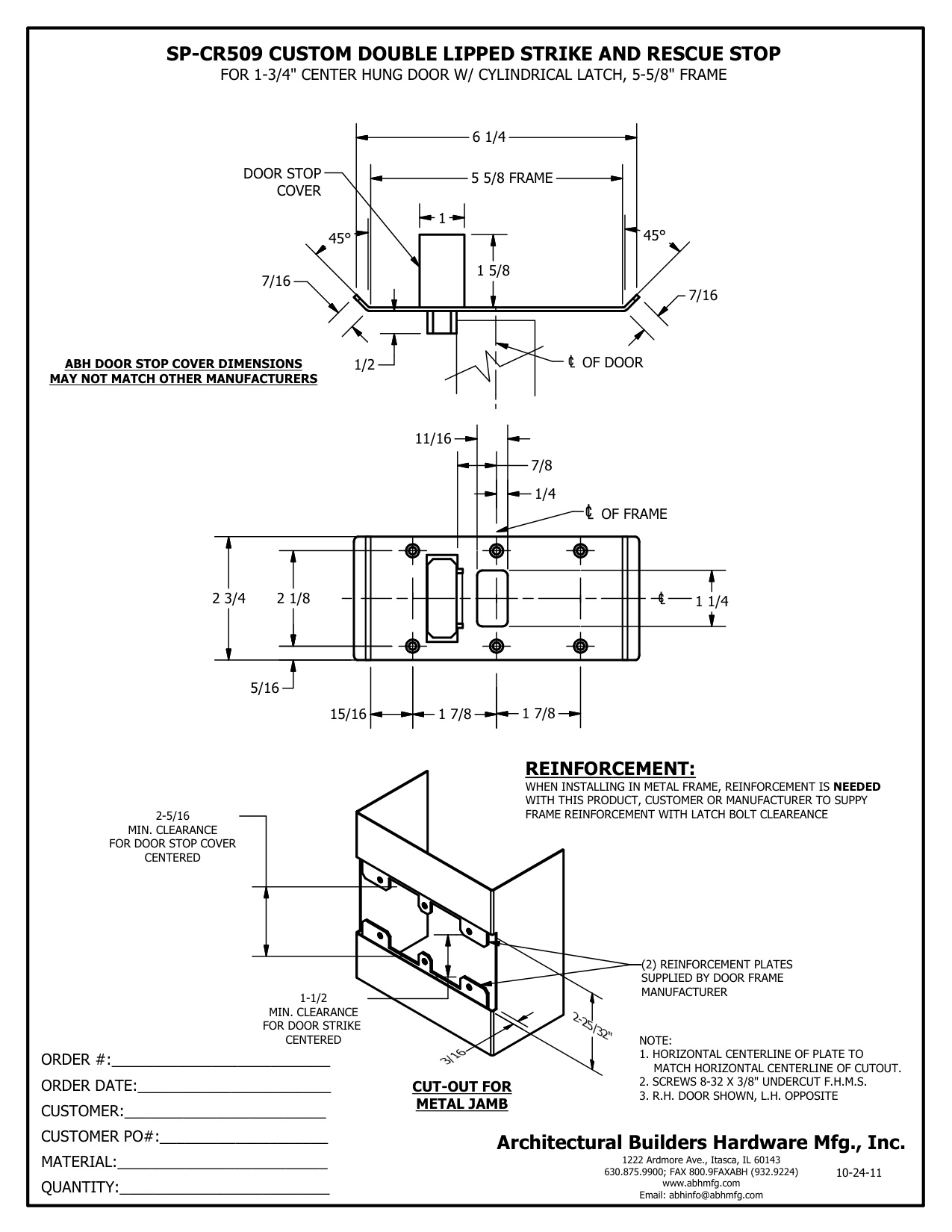 SP-CR509 5625 X 275 diagram on page 1