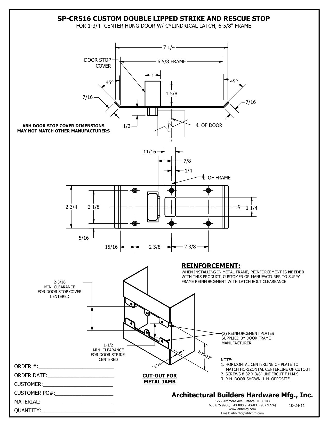 SP-CR516 6625 X 275 diagram on page 1