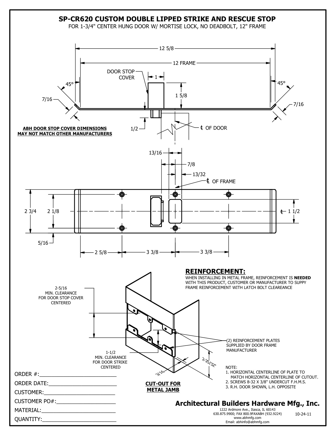 SP-CR620 1200 X 275 diagram on page 1