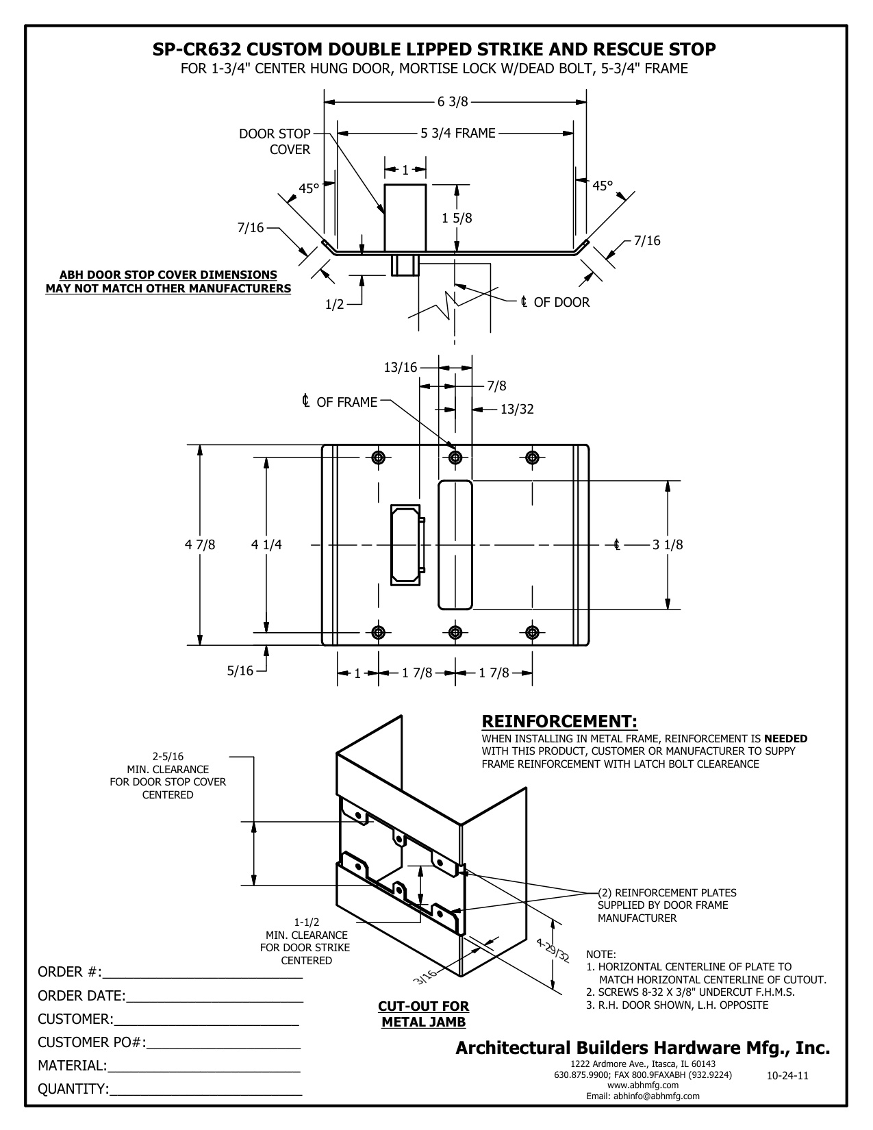 SP-CR632 5.75 X 4.875 diagram on page 1