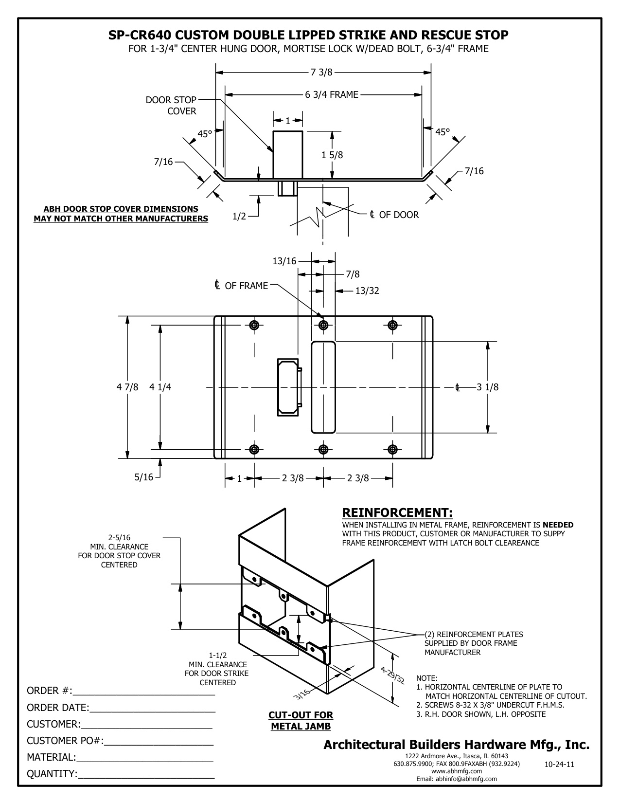 SP-CR640 6.75 X 4.875 diagram on page 1