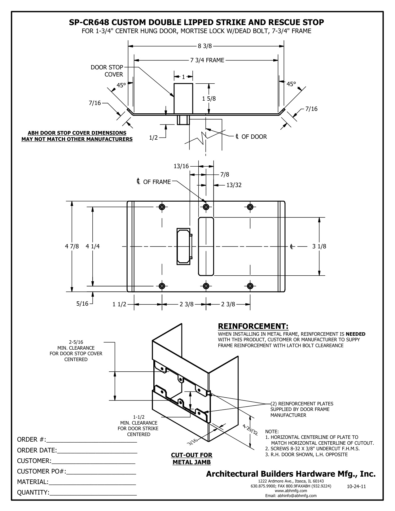 SP-CR648 7.75 X 4.875 diagram on page 1
