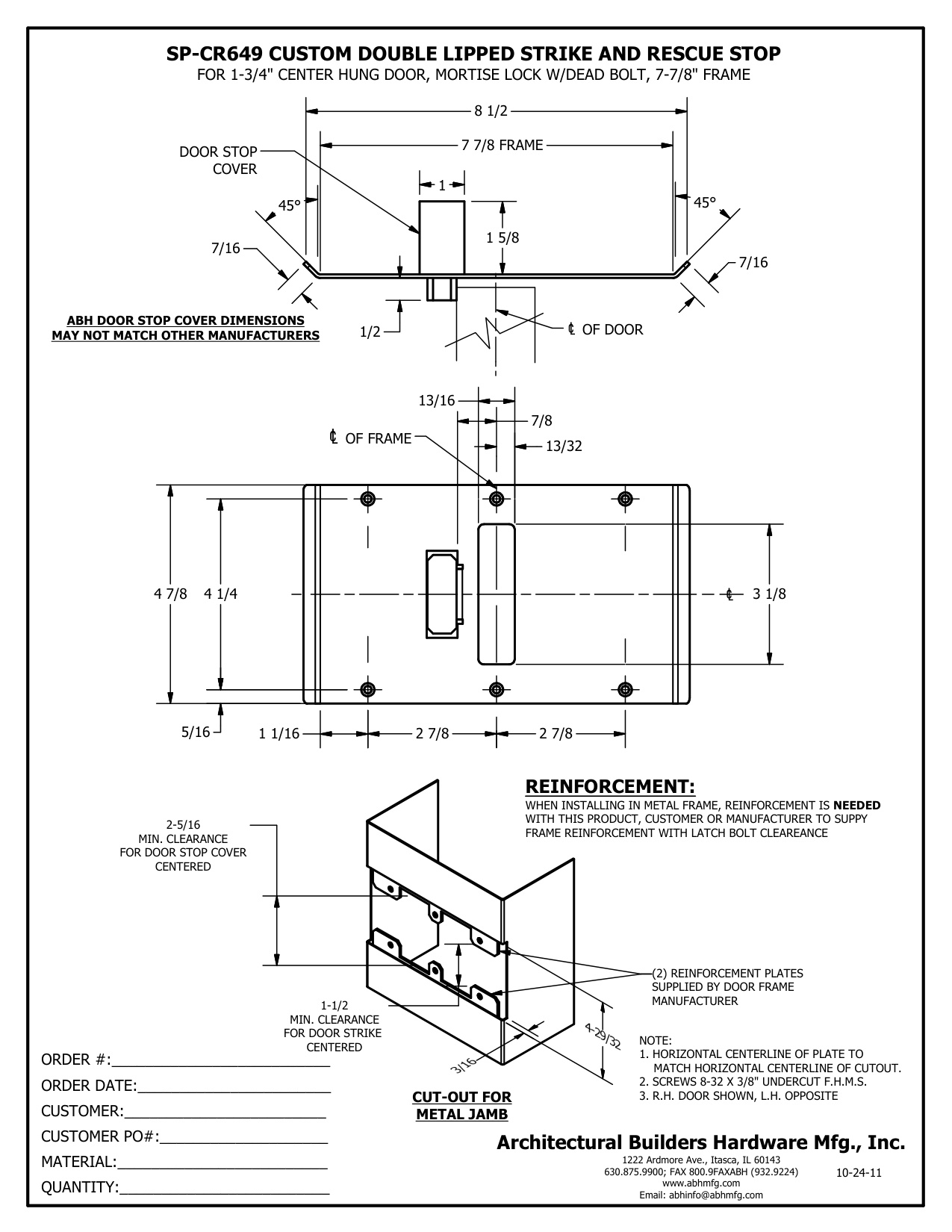 SP-CR649 7.875 X 4.875 diagram on page 1