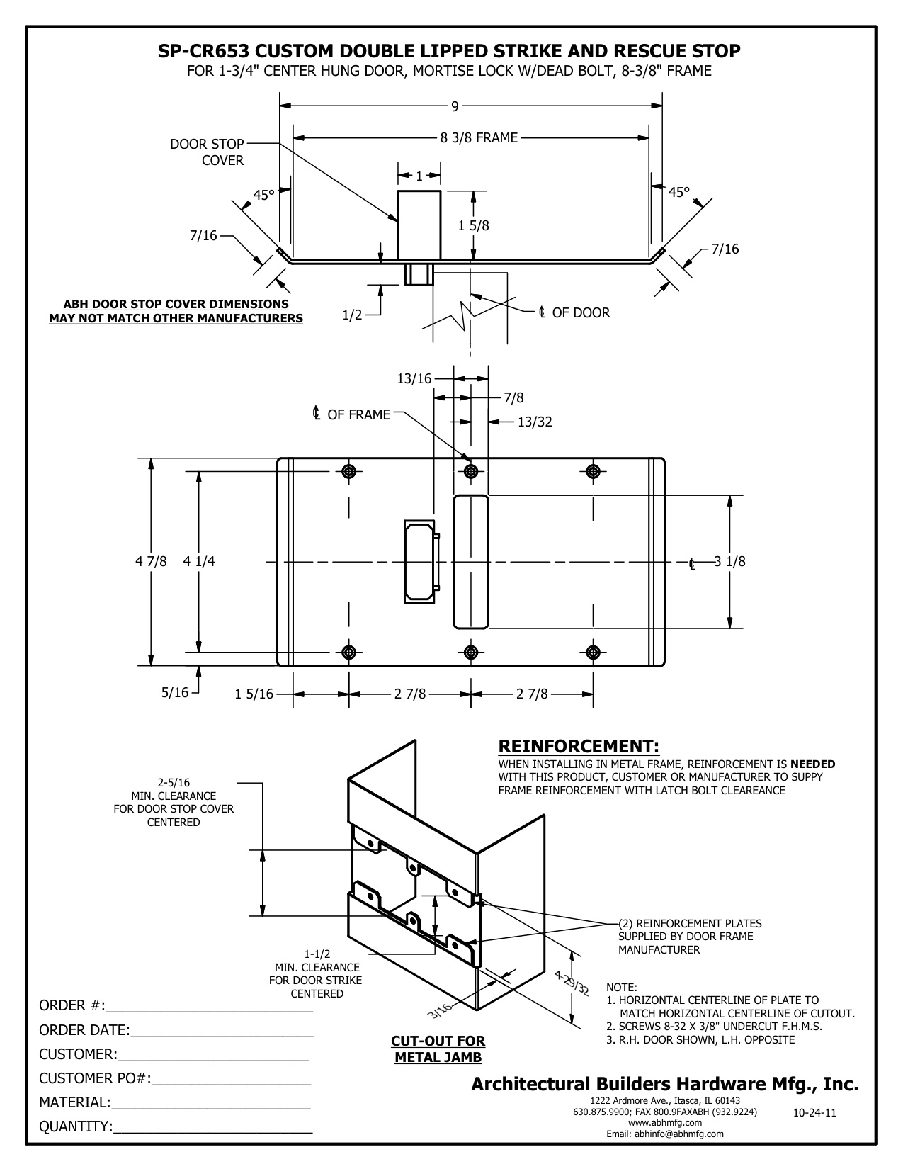 SP-CR653 8.375 X 4.875 diagram on page 1