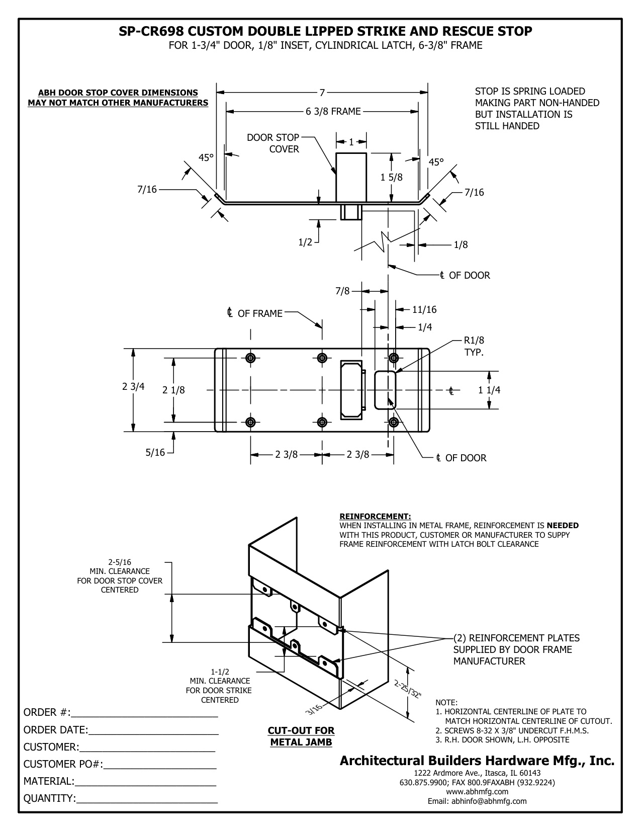 SP-CR698 6375 X 275 diagram on page 1