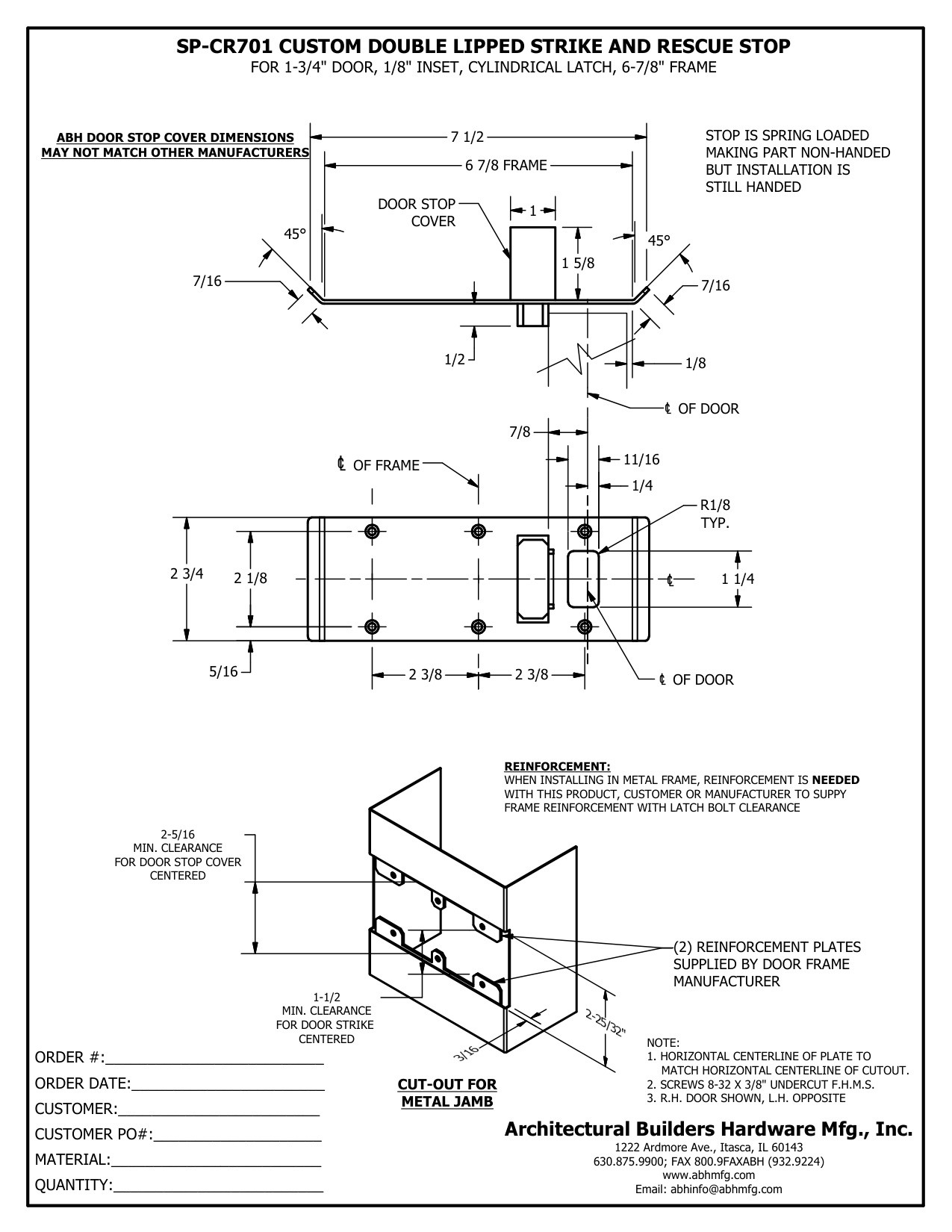 SP-CR701 6875 X 275 diagram on page 1
