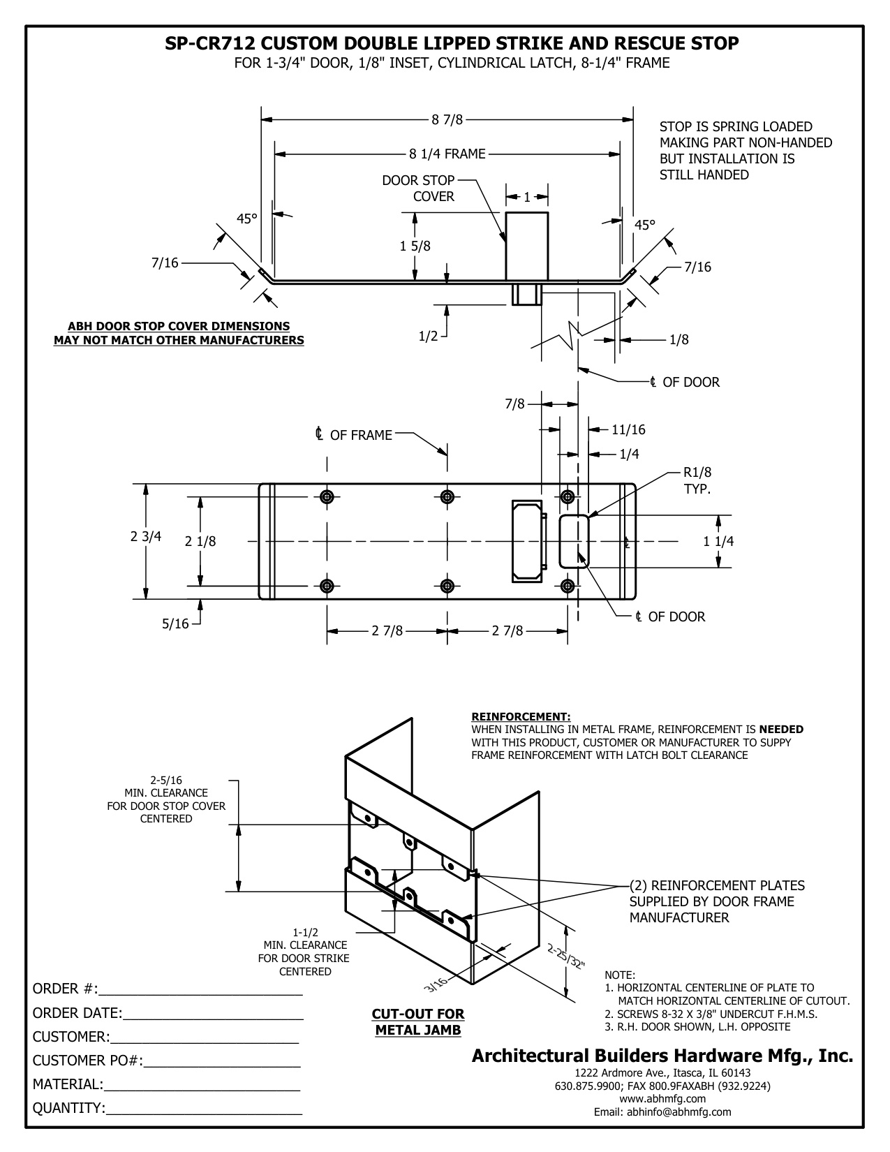SP-CR712 825 X 275 diagram on page 1