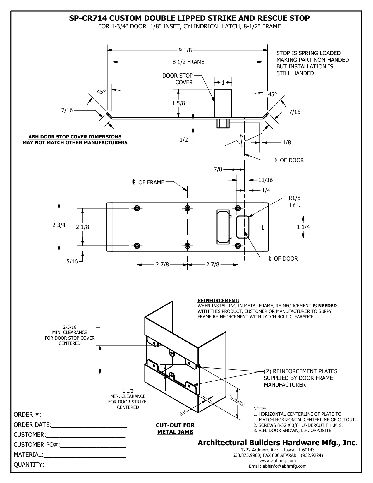 SP-CR714 850 X 275 diagram on page 1