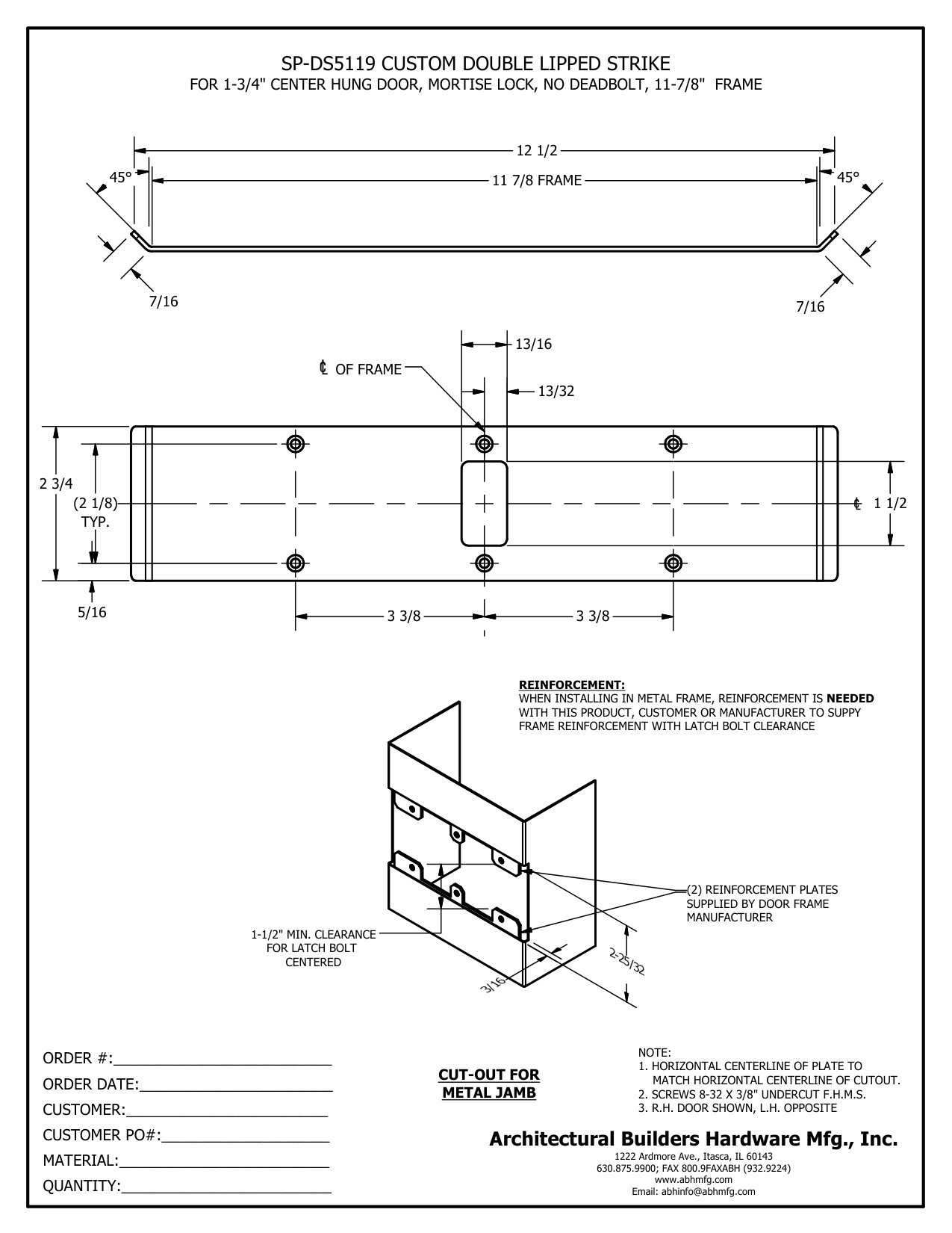 SP-DS5119 11875 X 275 diagram on page 1