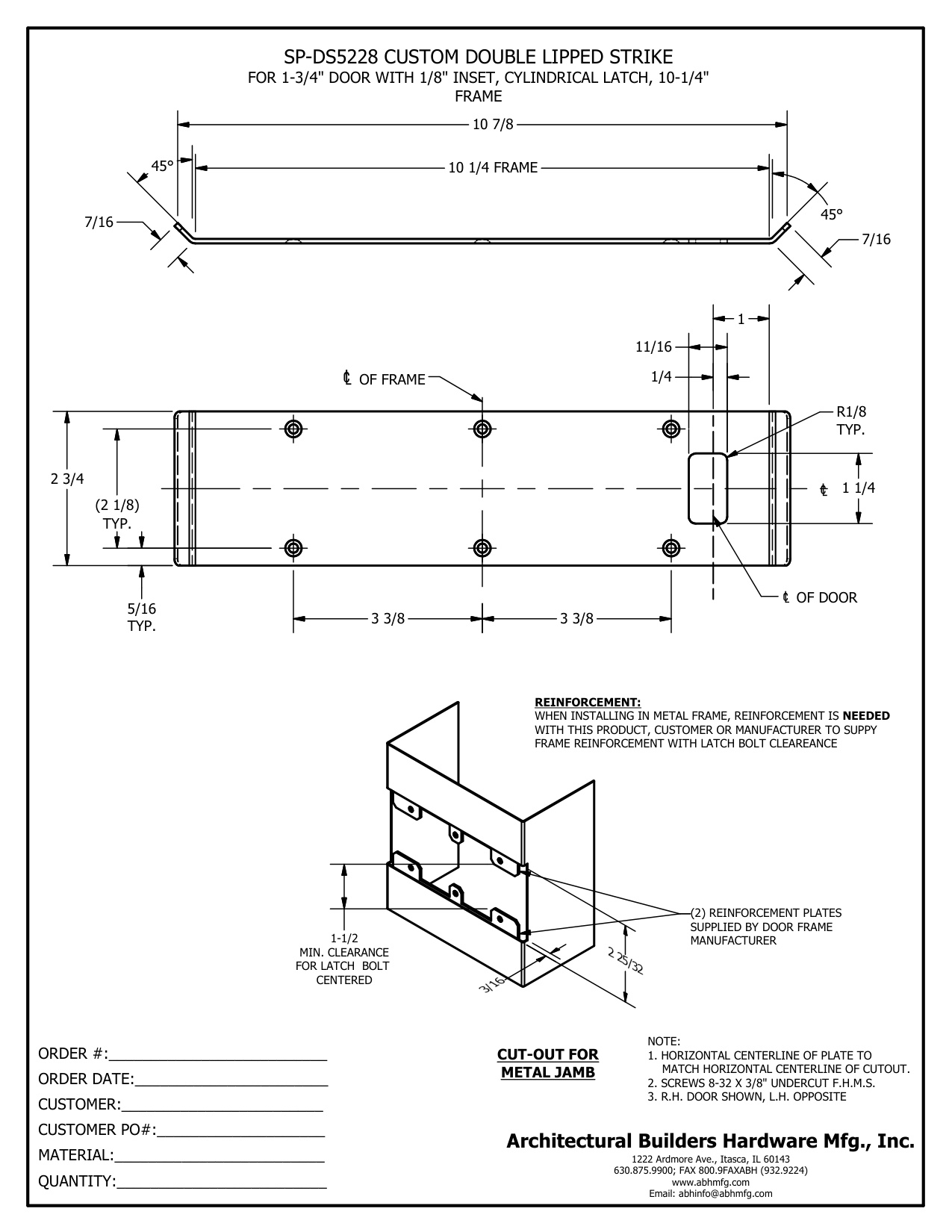 SP-DS5228 1025 X 275 diagram on page 1
