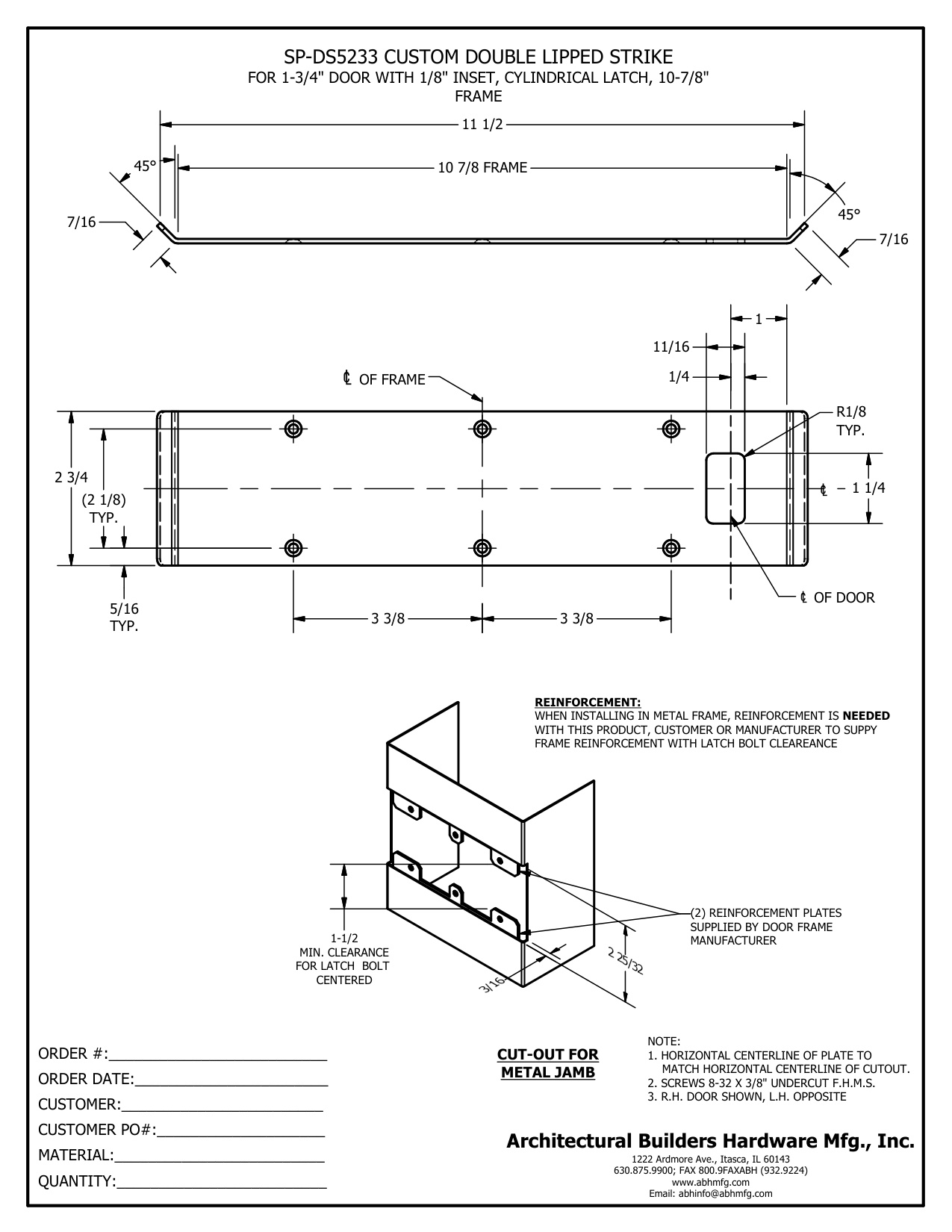 SP-DS5233 10875 X 275 diagram on page 1