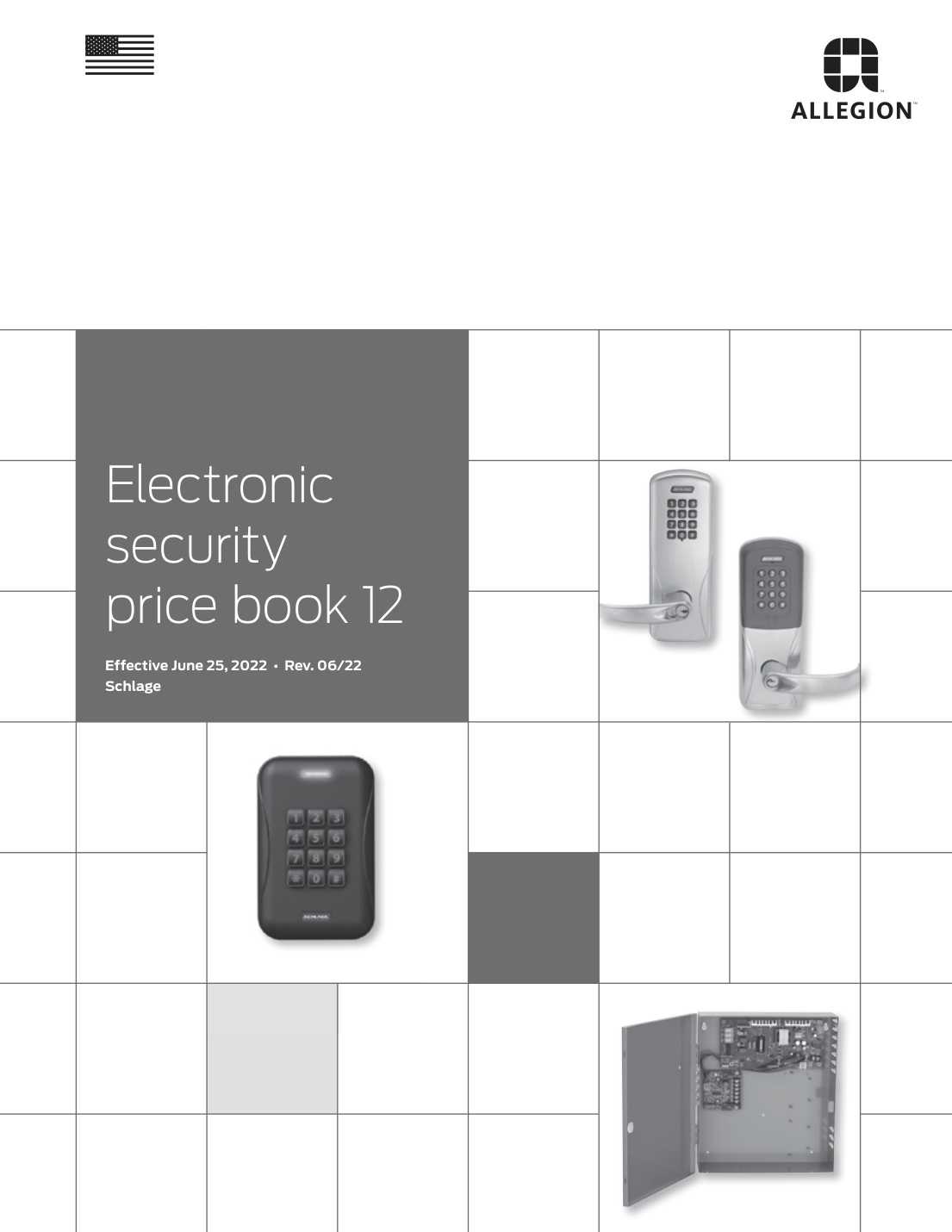 First page of Schalge Electronic Pricebook