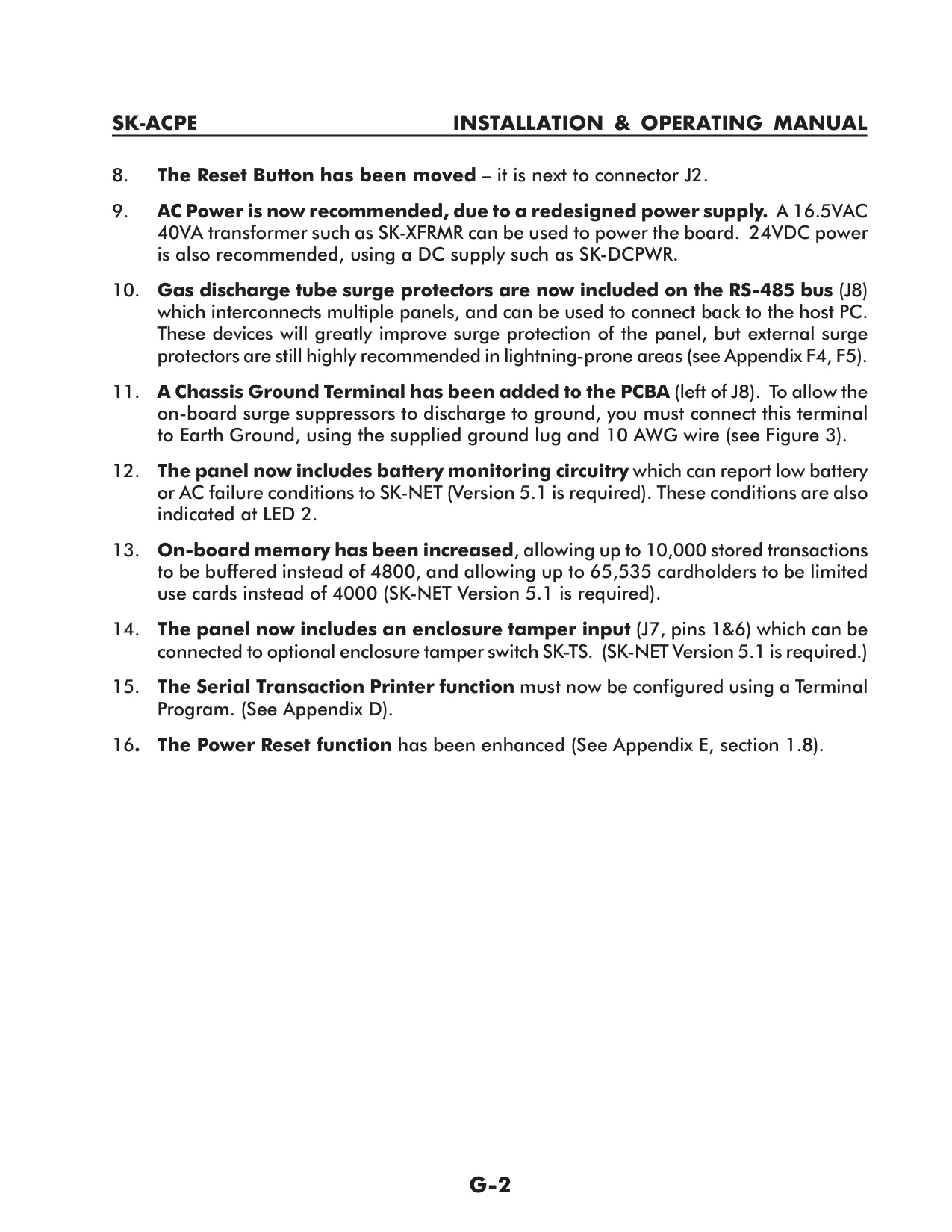Securakey SK-ACPE Installation & Opreating Manual diagram on page 2