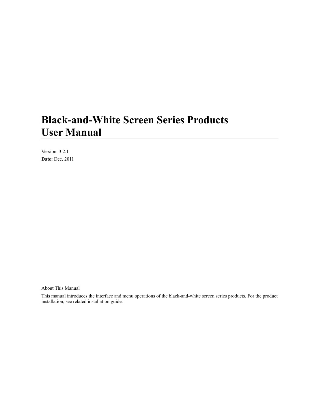 First page of ZKTeco USA TF1700 User Manual Guide