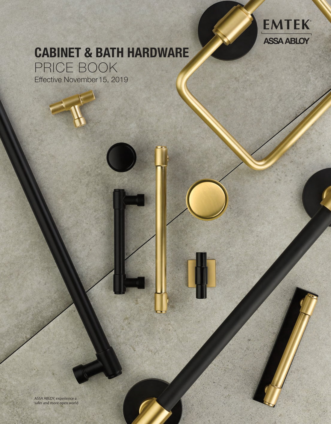 First page of emtek_cabinetandbathhardware_2019