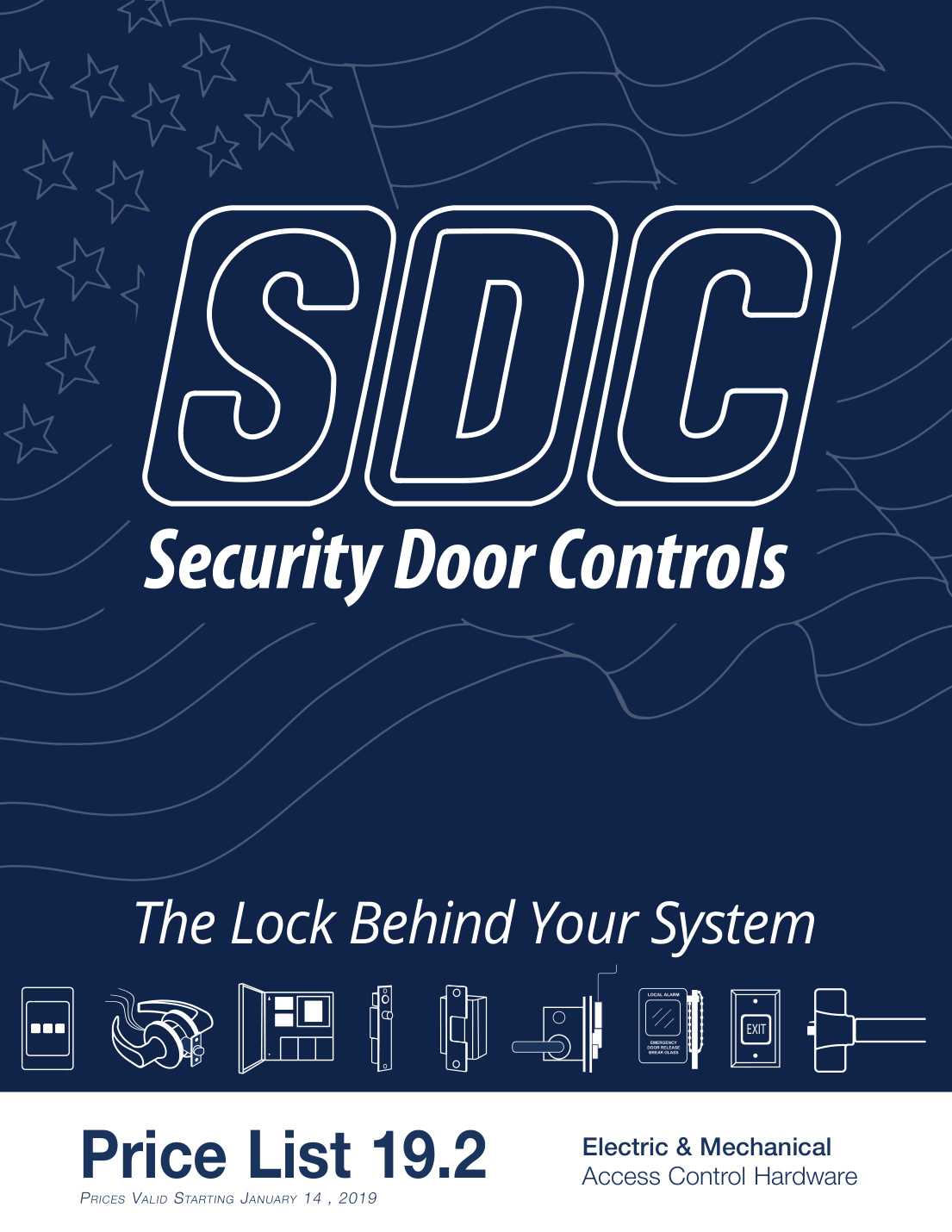 First page of sdc_pricebook_2019